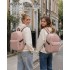 E1930 - Kono Durable Polyester Everyday Backpack With Sleek Design - Pink