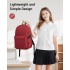 E1930 - Kono Durable Polyester Everyday Backpack With Sleek Design - Red