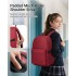 E1930 - Kono Durable Polyester Everyday Backpack With Sleek Design - Red