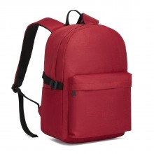 E1930 - Kono Durable Polyester Everyday Backpack With Sleek Design - Red