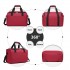E2016S - Kono Structured Travel Duffle Bag - Burgundy