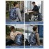 E6715 - Kono Business Laptop Backpack with USB Charging Port - Cloudy Blue