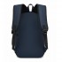 E6715 - Kono Business Laptop Backpack with USB Charging Port - Dark Blue
