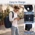 E6715 - Kono Business Laptop Backpack with USB Charging Port - Dark Blue