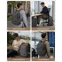 E6715 - Kono Business Laptop Backpack with USB Charging Port - Dark Grey