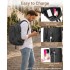 E6715 - Kono Business Laptop Backpack with USB Charging Port - Dark Grey