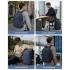 E6715 - Kono Business Laptop Backpack with USB Charging Port - Navy Blue