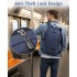 E6715 - Kono Business Laptop Backpack with USB Charging Port - Navy Blue