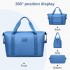 EA2212 - Kono Two Pieces Expandable Durable Waterproof Travel Duffel Bag Set - Navy