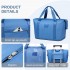 EA2212 - Kono Two Pieces Expandable Durable Waterproof Travel Duffel Bag Set - Navy