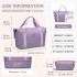 EA2212 - Kono Two Pieces Expandable Durable Waterproof Travel Duffel Bag Set - Purple