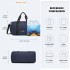 EA2305 - Kono Waterproof Duffel Bag Lightweight Sports Gym Bag With Shoes Compartment - Navy