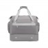 EA2348 - Kono Waterproof Multi-Pocket Travel Duffel Bag Set With Dedicated Shoe Compartment - Grey