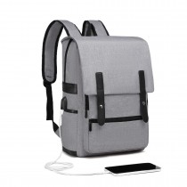 EG2032 - Kono Inteligentny praktyczny plecak z ładowalnym interfejsem USB - Szary