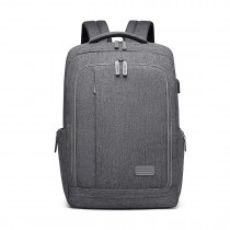 EM2111 - Kono Wielokomorowy plecak z portem USB - Szary
