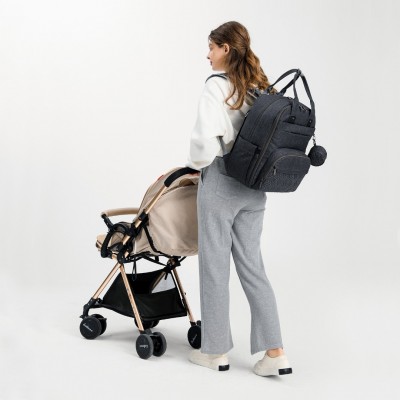 EG6930 - Kono Multi Way Travel Baby Changing Bag - Grey