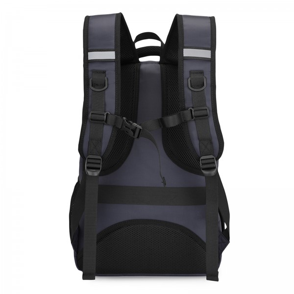 EM2130 - Kono Functional Travel Backpack With USB Charging Port - Navy