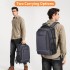 EM2130 - Kono Functional Travel Backpack With USB Charging Port - Navy