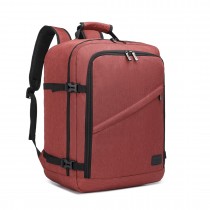 EM2231M - Kono Lekki Bagaż podręczny Biznesowy plecak podróżny - Burgundia