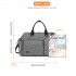 EQ2036 - Kono Multi-Compartment Maternity Bag - Grey
