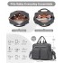 EQ2248 - Kono Durable And Functional Changing Tote Bag - Dark Grey