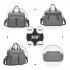 EQ2248 - Kono Durable And Functional Changing Tote Bag - Grey