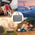 EQ2256 - Kono Zusammenklappbar Wasserdicht Lagerung Reisen Handtasche - Grau
