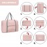 EQ2256 - Kono Foldable Waterproof Storage Travel Handbag - Pink