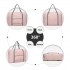 EQ2256 - Kono Foldable Waterproof Storage Travel Handbag - Pink