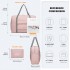 EQ2256 - Kono Foldable Waterproof Storage Travel Handbag - Pink