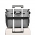 EQ2260 - Kono High Security Messenger Bag Satchel Shoulder Bag - Grey
