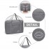 EQ2308 - Kono Foldable Waterproof Storage Cabin Travel Handbag - Grey