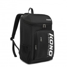 EQ2313 - Kono Versatile Sports Backpack With Independent Shoe Compartment - Black