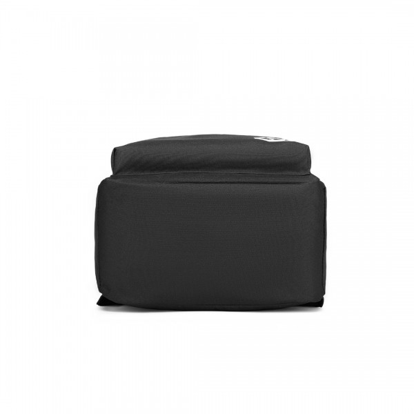 EQ2360 - Kono Durable Polyester Glow-in-the-Dark School Backpack - Black