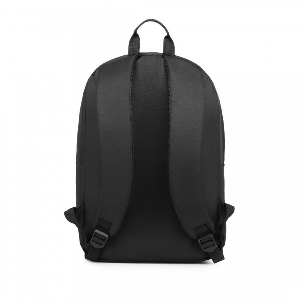 EQ2360 - Kono Strapazierfähiger Polyester Leuchtender Schulrucksack - Schwarz