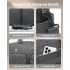 EQ2411 - Kono Versatile Diaper Changing Tote Bag with Built-In Changing Mat Thermal Insulation Waterproof Design - Dark Grey