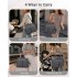 EQ2411 - Kono Versatile Diaper Changing Tote Bag with Built-In Changing Mat Thermal Insulation Waterproof Design - Dark Grey