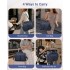EQ2411 - Kono Versatile Diaper Changing Tote Bag with Built-In Changing Mat Thermal Insulation Waterproof Design - Navy