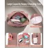 EQ2411 - Kono Versatile Diaper Changing Tote Bag with Built-In Changing Mat Thermal Insulation Waterproof Design - Pink