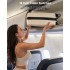 K1773-1L - Kono 19 Inch Cabin Size ABS+PC Hard Shell Luggage with Vertical Stripes - Ideal for Carry-On - Beige