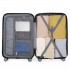 K1773-1L - Kono 19 Inch Cabin Size ABS+PC Hard Shell Luggage with Vertical Stripes - Ideal for Carry-On - Purple