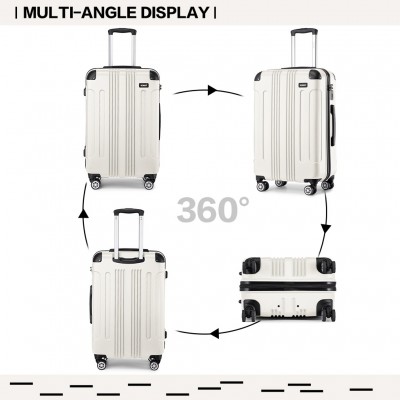K1777-1L - Kono 28 Inch ABS Lightweight Compact Hard Shell Travel