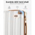 K1777-1L - Kono 19/24/28 Inch 3 Piece Set ABS Lightweight Compact Hard Shell Travel Luggage - Cream