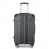 K1777-1L - Kono 24 Zoll ABS Leichtes Gewicht Kompakt Hartschale Reisegepäck Für ausgedehnte Reisen - Grau