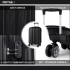 K1777L - Kono 19 Inch ABS Hard Shell Suitcase Luggage - Black