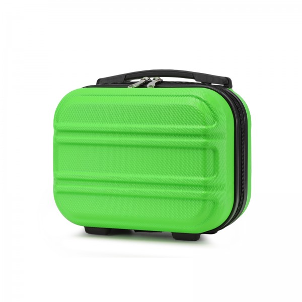 K1871-1L - Kono 12 Inch Lightweight Hard Shell ABS Vanity Case - Green
