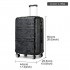 K1871-1L - Kono ABS 24 Inch Sculpted Horizontal Design Suitcase - Camouflage Black