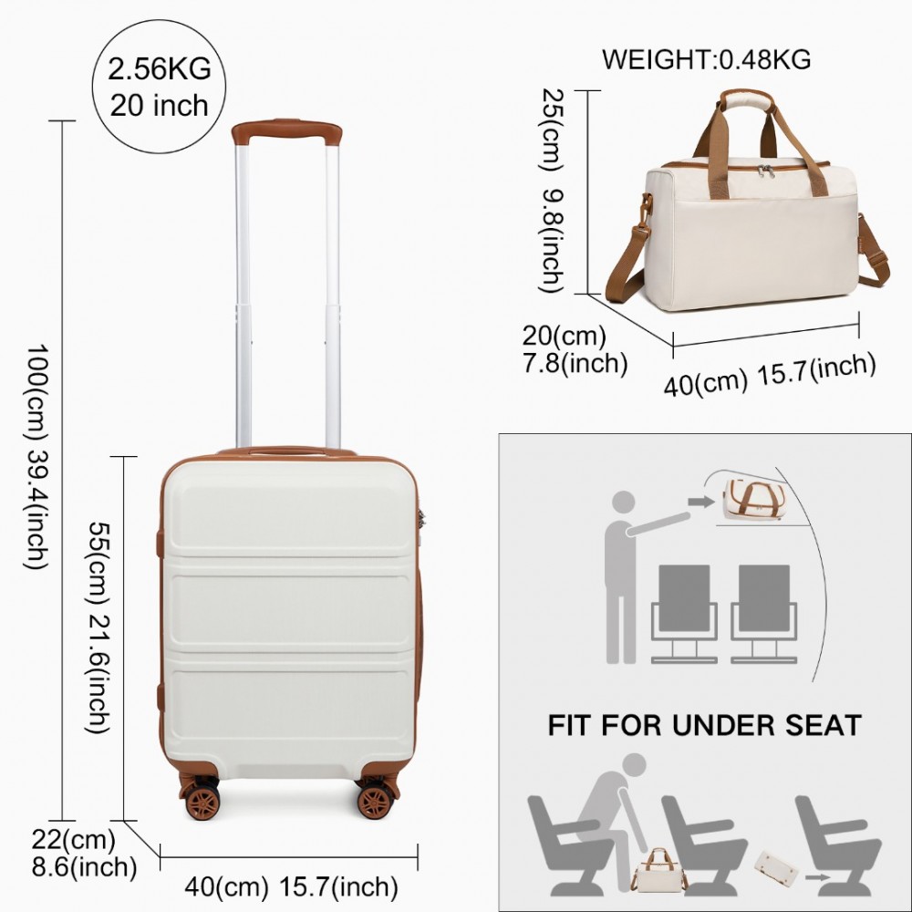 k1871-1l-ea2321-kono-abs-sculpted-horizontal-design-4-piece-suitcase
