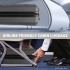 K1871-1L - Kono ABS 16 Inch Sculpted Horizontal Design Cabin Luggage - Grey
