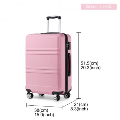 K1871-1L - Kono ABS 20 Inch Sculpted Horizontal Design Cabin